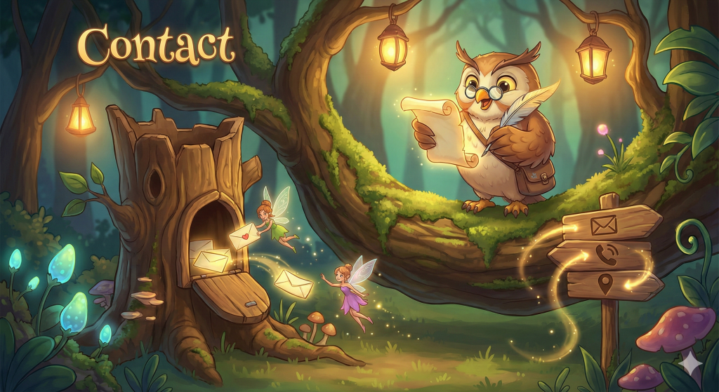 Page Contact les loulous des bois